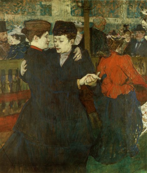 05. Tolouse Lautrec. Dos mujeres bailando.